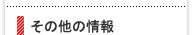 その他の情報