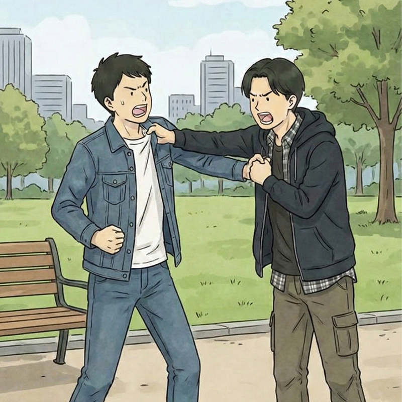 eyecatch fightPark man man