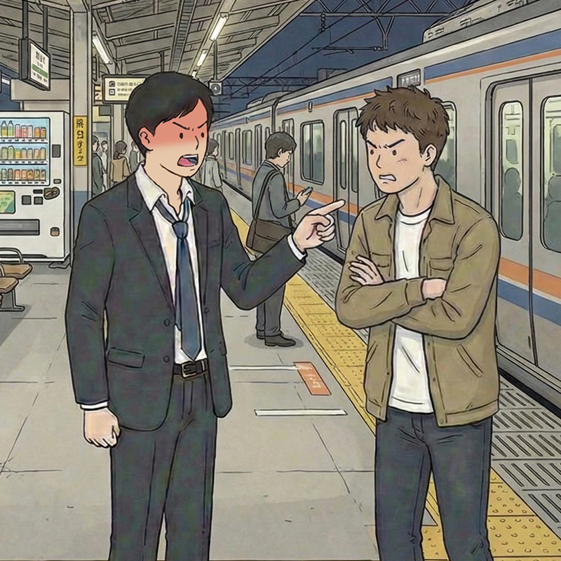 eyecatch quarrelStation man man