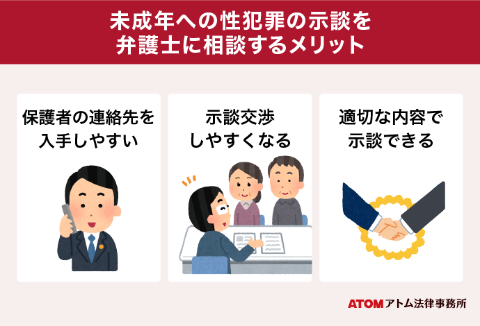 未成年への性犯罪の示談を弁護士に相談するメリット