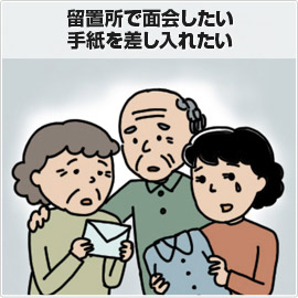 留置所で面会したい・手紙を差し入れたい